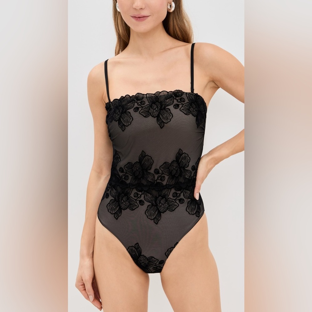 NEW PQ Eclipse Strapless One Piece Lace Swimsuit Size Small - Picture 4 of 10